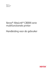 Xerox AltaLink C8030 Handleiding Voor De Gebruiker