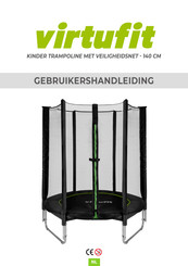 VirtuFit KINDER TRAMPOLINE MET VEILIGHEIDSNET - 140 CM Gebruikershandleiding