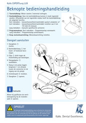 KaVo EXPERTsurg LUX Beknopte Bedieningshandleiding