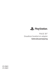 Sony PlayStation PULSE 3D CFI-ZWH1 Gebruiksaanwijzing