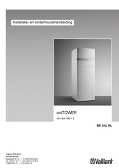 Vaillant uniTOWER VIH QW 190/1 E Installatie- En Onderhoudshandleiding