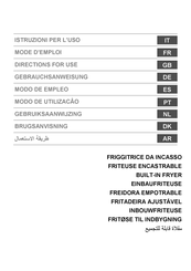 Smeg PGF30F Gebruiksaanwijzing