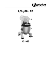 Bartscher 7,5kg/20L AS Gebruiksaanwijzing