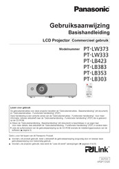 Panasonic PT-LB353 Gebruiksaanwijzing