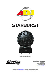 ADJ Startec STARBURST Gebruikershandleiding