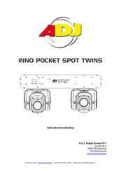 ADJ Inno Pocket Spot Twins Gebruikershandleiding