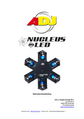 ADJ Nucleus LED Gebruikershandleiding