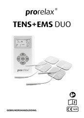 Prorelax TENS+EMS DUO Gebruikershandleiding