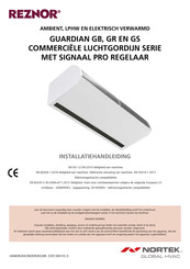 Reznor GUARDIAN GR Series Installatiehandleiding