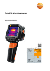 TESTO 870 Bedieningshandleiding