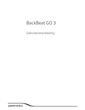 Plantronics BackBeat GO 3 Gebruikershandleiding