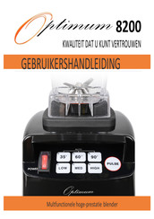 Optimum 8200 Gebruikershandleiding