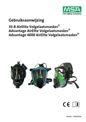 MSA Advantage 4000 AirElite Volgelaatsmasker Gebruiksaanwijzing