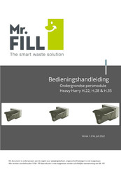 Mr. FILL Heavy Harry H.35 Bedieningshandleiding