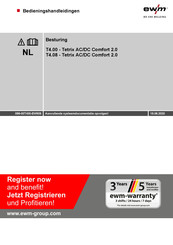 EWM Tetrix AC/DC Comfort 2.0 T4.08 Bedieningshandleiding