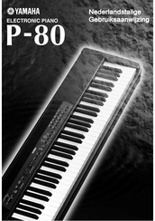 Yamaha P-80 Gebruiksaanwijzing