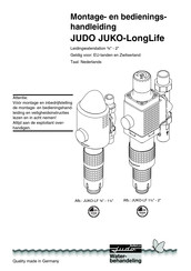 Judo JUKO-LF 1 1/2 Montage- En Bedieningshandleiding