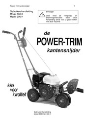 Power Trim 300-B Gebruikershandleiding