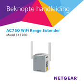 NETGEAR EX3700 Beknopte Handleiding