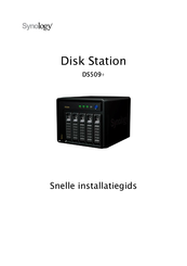 Synology Disk Station DS509+ Snelle-Installatiegids