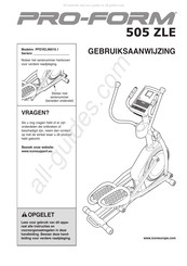 Pro-Form PFEVEL96010.1 Gebruiksaanwijzing