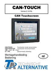 Technische Alternative CAN-TOUCH Montagehandleiding