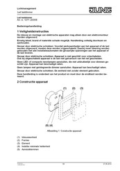 Jung 1271 LEDDE Bedieningshandleiding