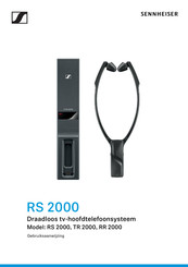 Sennheiser RS 2000 Gebruiksaanwijzing