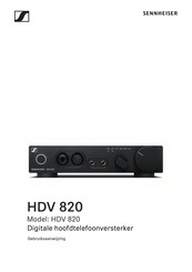 Sennheiser HDV 820 Gebruiksaanwijzing