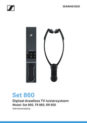 Sennheiser Set 860 Gebruiksaanwijzing