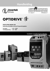 Invertek Drives OPTIDRIVE E3 IP66 Handleiding