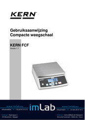 KERN FCF 3K-4 Gebruiksaanwijzing