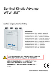 Vent-Axia 8000000527 Installatie- En Gebruikershandleiding