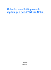 Nokia SU-27W Gebruikershandleiding