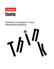 Lenovo ThinkPad Thunderbolt 3 Dock Gebruikershandleiding