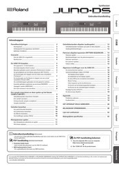 Roland Juno-DS Gebruikershandleiding