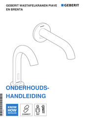 Geberit 116.196.21.1 Onderhoudshandleiding