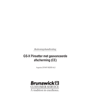 Brunswick GS-X Bedieningshandleiding