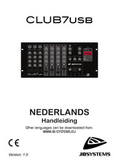 JB Systems CLUB7usb Handleiding