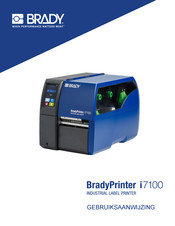 Brady Printer i7100 Gebruiksaanwijzing