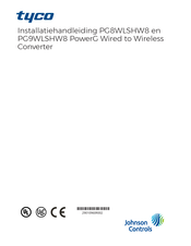 Johnson Controls Tyco PG9WLSHW8 Installatiehandleiding