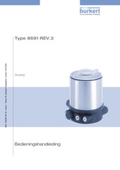 Burkert 8691 Bedieningshandleiding