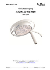 Dr. Mach MACH LED 115C Gebruiksaanwijzing