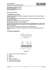 Jung FPM 360 WW Bedieningshandleiding