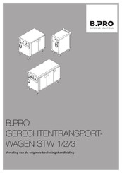 B.Pro WAGEN STW 1 Bedieningshandleiding