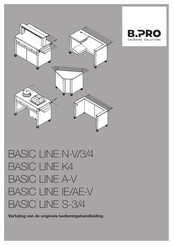 B.Pro BASIC LINE K4 Bedieningshandleiding