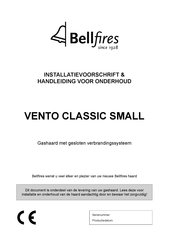 Bellfires VCS Installatievoorschrift En Handleiding Voor Onderhoud