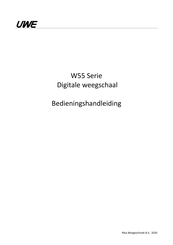 UWE W55 Series Bedieningshandleiding