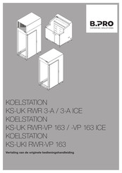 B.Pro KS-UK RWR 3-A ICE Bedieningshandleiding