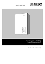 BRÖTJE EcoTherm Plus WGB-K 20 E Bedieningshandleiding